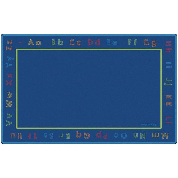 Carpets For Kids 8 x 12 ft. Rectangle Chalk & Play Literacy Rug 6318